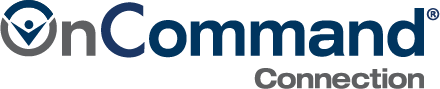 A blue and grey logo